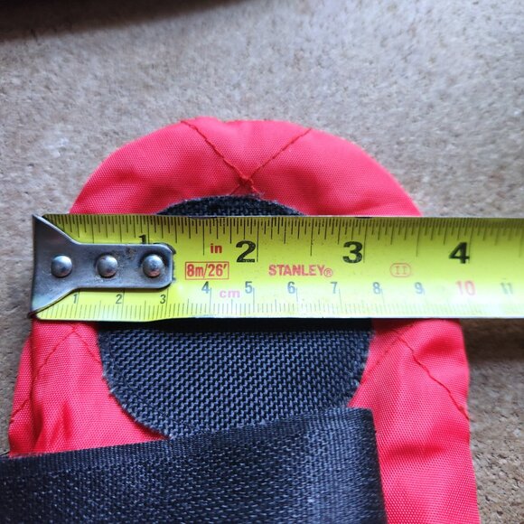 Fashion Pet Dog Rain Snow Boots Santa Paws Red with Faux Fur Trim Size Medium - Picture 8 of 8